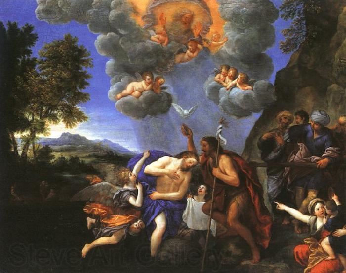 Francesco Albani The Baptism of Christ Spain oil painting art